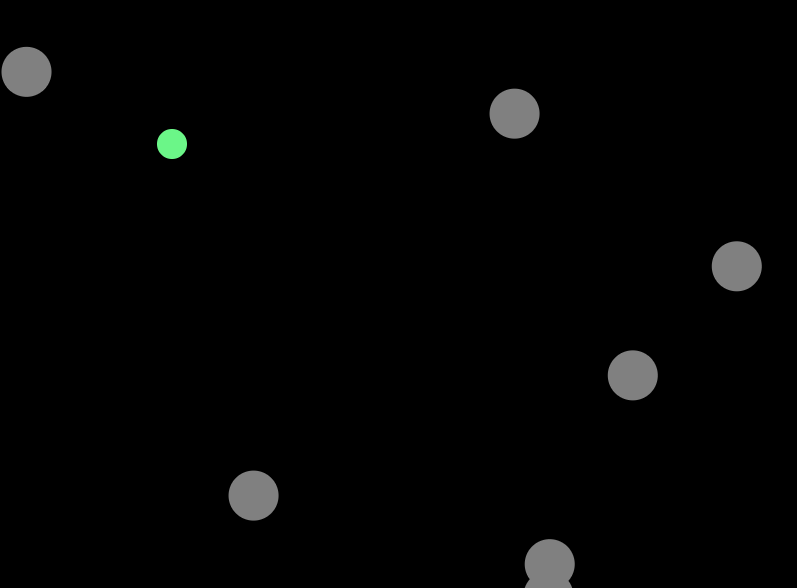 Screenshot of Snake game