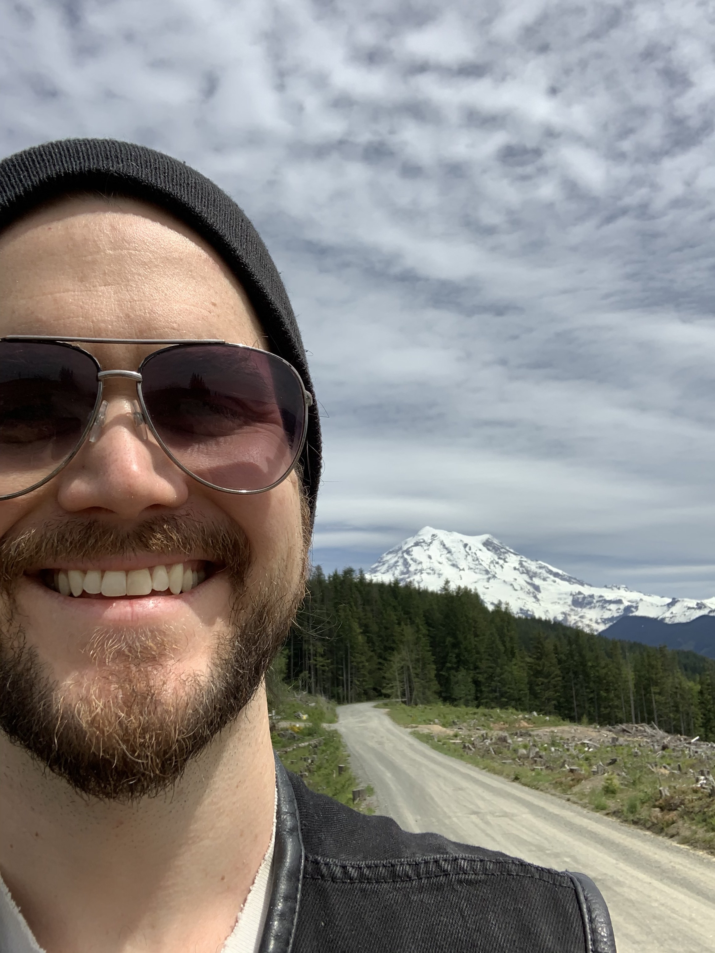 photo of Nate in Mt Rainier National Park